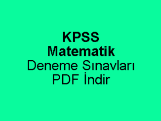 KPSS Matematik Deneme Sınavı